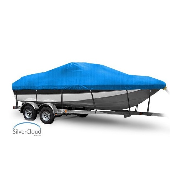 Eevelle Boat Cover DECK BOAT Walk Thru Windshield Inboard Fits 23ft 6in L up to 102in W Royal SCDKWT23102-RYL - main